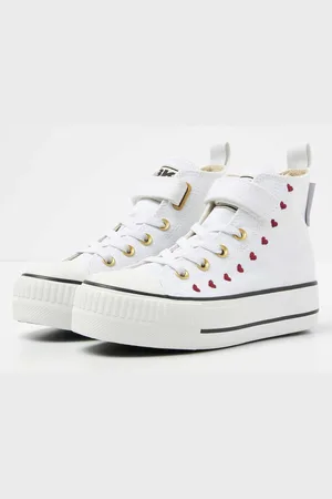 British Knights KAYA MID Meisjes sneakers hoog - Wit - maat 32