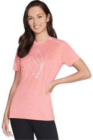 Skechers Diamond Blissful Tee W1TS327-CRL, Vrouwen, , T-shirt, maat: M