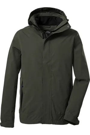 Killtec Heren zomerjas - functionele jas - 39147 - Xenios - olijfgroen - maat L