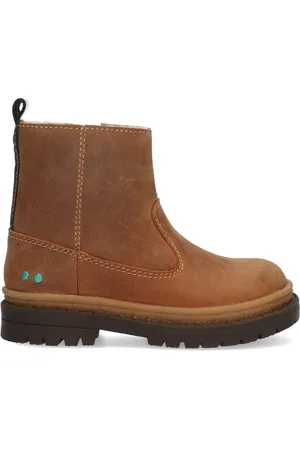Bunnies JR 224702-513 Jongens Biker Boots - - Suède - Ritssluiting