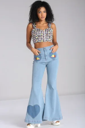 Hell Bunny Molly Flared jeans - XL