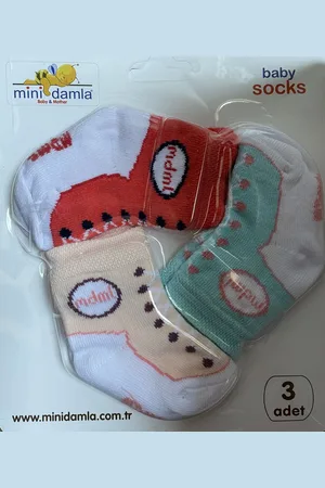 Civil Set van 3 paar babysokken jongens/meisjes - Baby sokjes