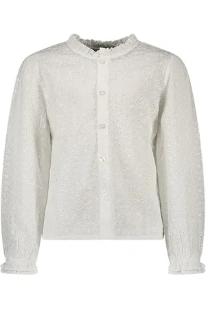 B.Nosy B.Nosy Meisjes blouse embroidery - Fee