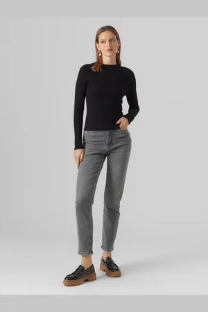 VERO MODA Evie Ls Highneck Pullover Black L