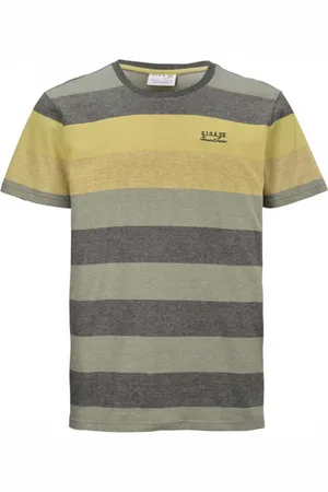 G.I.G.A. DX by killtec Shirt 38257 olive/geel streep Giga by Killtec - maat M