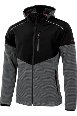 ALBATROS Mitchell Strickfleece/Softshelljacke /Grau-L