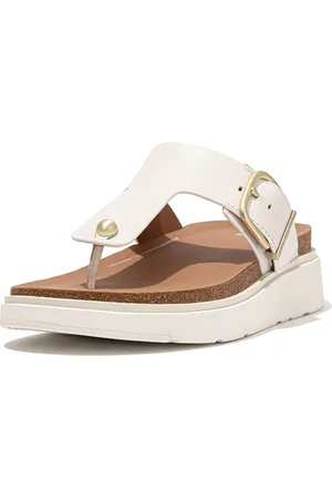 FitFlop Gen-FF Buckle Leather Toe-Post Sandals