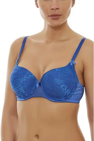 Merkloos PD Dames Lingerie Voorgevormde beugel Satijn BH (10082)