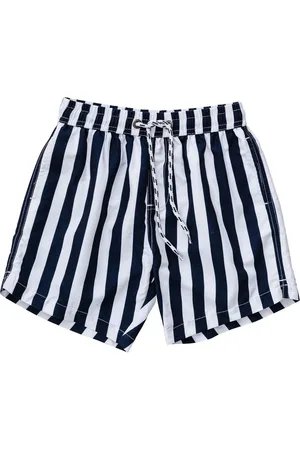 Snapper Rock UV Volley zwembroek voor jongens - Nautical Stripe - - maat 14 (149-155cm)