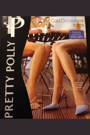 Pretty Polly Panty - Panty - Zomer Panty - Onzichtbaar Teenstuk - Katoenen Kruisje - 7 Den. - Small