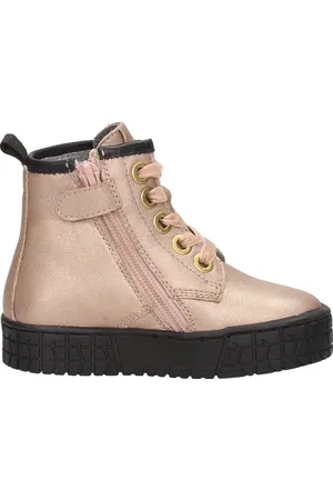 KEQ Meisjes veterschoenen Veterschoen hoog -