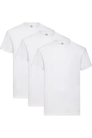 Fruit Of The Loom 3 Pack - - Shirts - Kids - Ronde Hals
