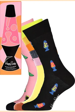 Happy Socks Throwback Socks Gift Set (3-pack) - gekleurd verleden - Unisex