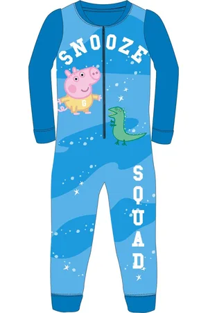 Merkloos Peppa Pig snooze squad fleece onesie huispak maat 116/128