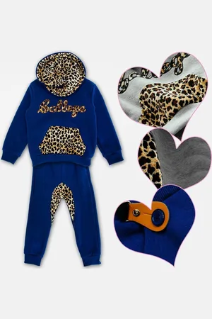 Merkloos Joggingpak kinderkleding set maat 110