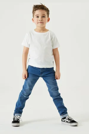 Garcia Xevi Jongens Skinny Fit Jeans Blauw
