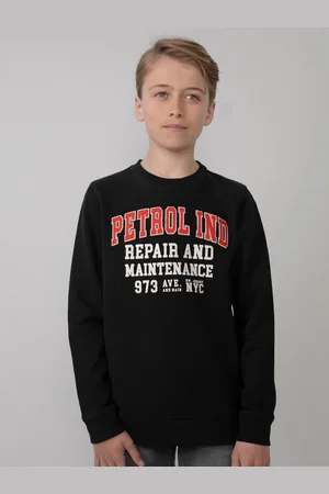 Petrol Industries Jongens Sweater met logo artwork -