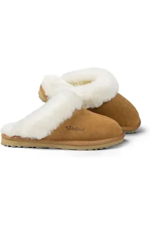 Fellhof Primo pantoffels dames maat 36 - – lamswol – lamsleer - warme pantoffels – wollen pantoffels - sloffen – ademend - antislip zool