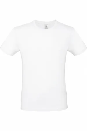 B and C Basic grote maten t-shirt met ronde hals voor heren van katoen XXXL