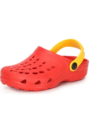 Ladeheid Clogs Kinderen - Tuinschoenen - Lichte - Kinderschoenen - Meisjes - Jongens - Rood/Navy Blauw - 22/23 - LA-CA-FTKIDS