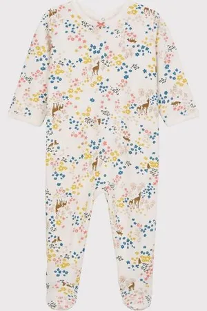 Petit Bateau Pyjama molton bloemetje – 3m