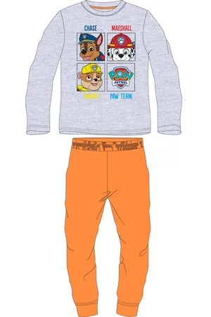 Merkloos Paw Patrol pyjama Paw team katoen /oranje maat 98