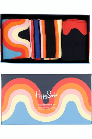 Happy Socks Graphic Socks Gift Set (3-pack) - Unisex