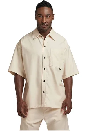 G-Star 1 pocket boxy shirt s\s - Heren - Shirts