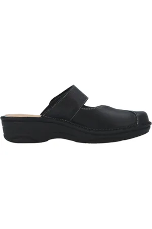 Berkemann Damesmodel Heliane slipper 03457-982 Zwart Sportnappa stretch (G-I) maat EU: 39 1/2 en UK: 6