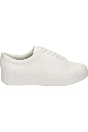FitFlop ™ Vrouwen Leren Lage sneakers / Damesschoenen Rally Tennis -