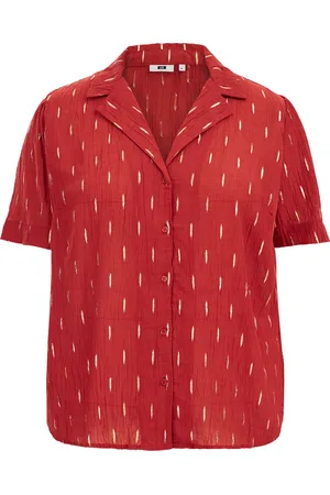 WE Fashion Dames blouse met dessin - Curve