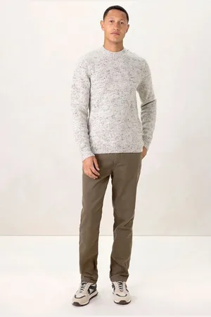 Sissy-Boy Donkergroene mid-rise chino