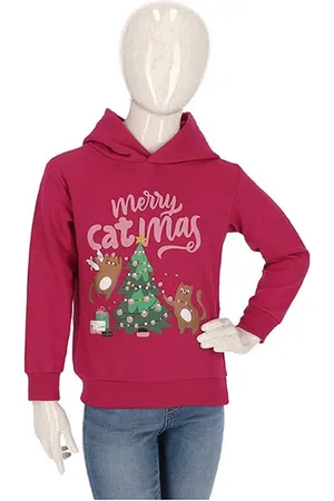 Apollo Kids - Kerst - Hoodie - Merry - Catmas -