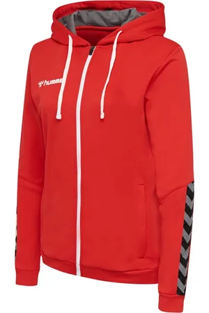 Hummel Damen Hoodie Hmlauthentic Poly Zip Hoodie Woman True Red-S
