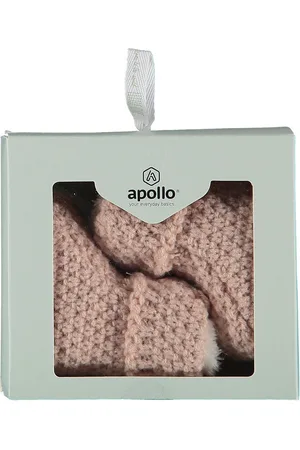 Apollo Baby - Slofjes - Knit - Pink - Giftbox