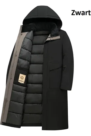 Merkloos Aventury® Winterjas heren - Parka heren winterjas - Parka heren - Pufferjas - Winterjassen - Lange winterjas - Gewatteerde jas