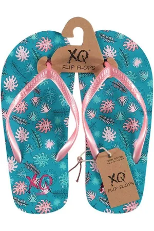 Angro Meisjes slippers sunny leafs maat 27/28