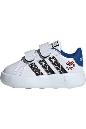 adidas Sportswear MARVEL GRAND COURT SPIDER-MAN SCHOENEN PEUTERS - Kinderen - - 20