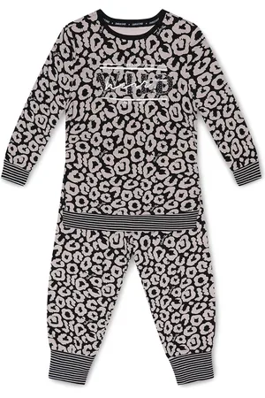 Charlie Choe Meiden pyjama Wild Heart Pink Black