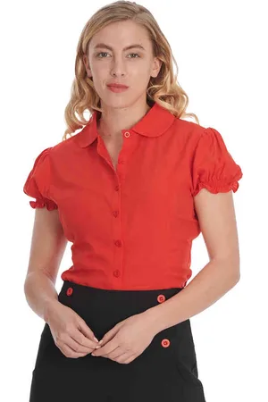 Banned Retro Betsy Bloom Blouse - S