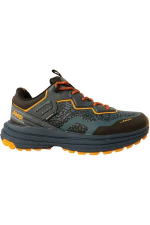 Jeep Veterschoen Tracked WP JM42201A 109 Petrol Blauw Oranje Waterproof