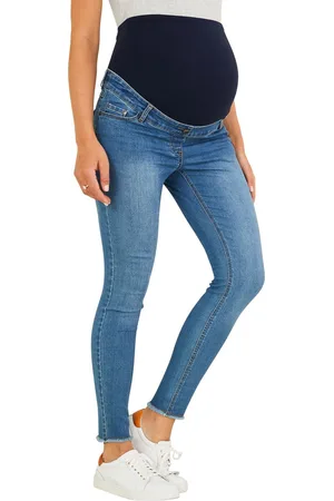 Vertbaudet Slim fit zwangerschapsbroek met scheuren 7/8