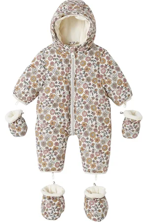 Vertbaudet Combipakje met bloemen voor baby met fleece voering