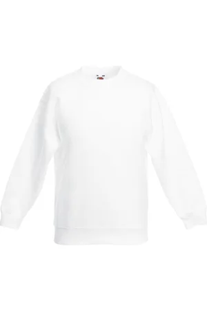 AWDis Fruit Of The Loom Kids Unisex Klassieke 80/20 set-in Sweater (2 stuks)