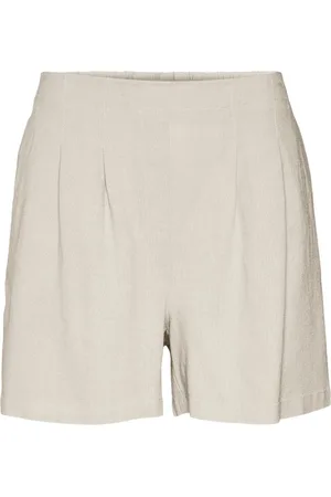 VERO MODA Broek Vmjesmilo Hw Shorts Wvn Ga Noos 10279694 Silver Lining Dames