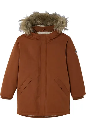 Vertbaudet Jongensparka met capuchon en gerecyclede polyester voering