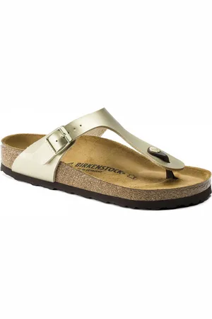 Birkenstock Gizeh BS - Goudkleurige Teenslippers-37