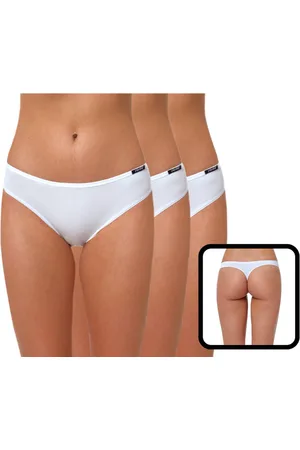Merkloos 3 stuks Dames strings - Basic -