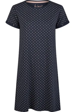 by Louise Essential Dames Nachthemd Korte Mouw AOP