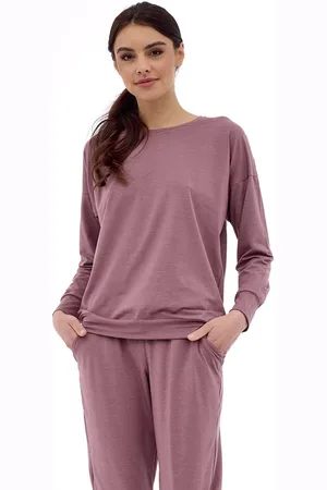 Cornette Dames Pyjama Huispak Winter Lange Mouw Lange Broek Gabi 800/405 40 / L